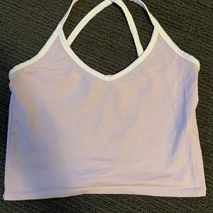 Forever 21, light purple cross back crop tank